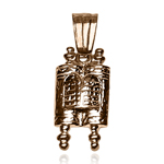 14K Yellow Gold Torah Charm