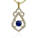 European Style Diamond Pendant 585 14k
