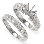 18k Gold Diamond Engagement Ring