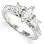 14k Gold Diamond Engagement Ring