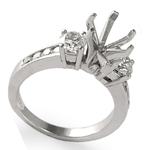 950 Platinum Diamond Engagement Ring