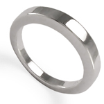 Platinum Plain Wedding Band 950 (95%)