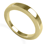 18k Yellow Gold Plain Wedding Band