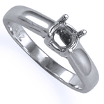 950 Platinum Trellis Engagement Ring Setting