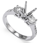 950 Platinum engagement ring  Setting