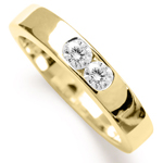 14k Gold Diamond Wedding Band ring