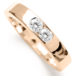 14k Rose Gold Diamond Wedding band Ring