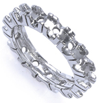 950 Platinum Wedding Band Setting