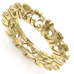 14k Yellow Gold Band Setting RING