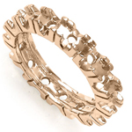 18k Rose Gold Band Setting