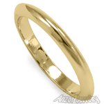 14k Gold Plain Wedding Band
