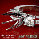 950 Platinum Diamond Ring Setting