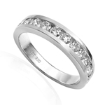 Platinum 950 Diamond Wedding Band ring
