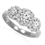 14k Gold Diamond Anniversary Ring