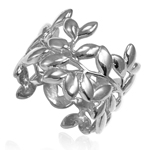14k Gold Leaf Ring
