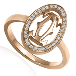 14K Gold Handmade Design Diamond Ring