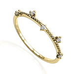 14k Gold Genuine Diamond Band F VS1