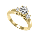 14k Gold Lab Grown Diamond Ring