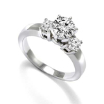 Lab Grown Diamond Engagement Ring 14k Gold