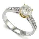 18k White Gold Diamond Ring