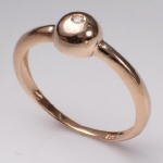 14k Rose Gold Diamond Ring