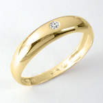 14k Gold Diamond wedding Band