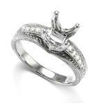 18k White Gold Diamond Ring