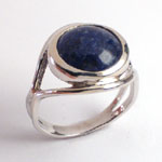 14k Gold Lapis Lazuli Ring