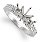 Diamond Engagement Ring Setting Platinum