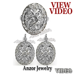 Lab Grown Diamond Ring and Earrings in 14k Set